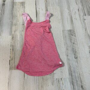 Nike Youth Girls Size Medium 10/12 Dri-FIT Pink Training Tank Top Just Do It